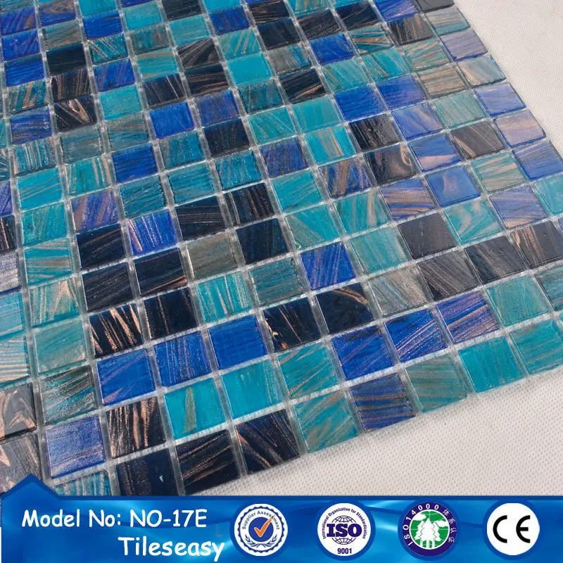2019 swimming pool green blue glass mosaic tile mosaics