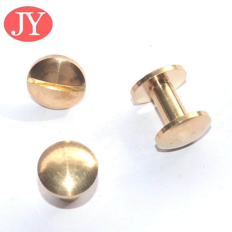 10*6 мм 100% Твердая латунь заклепка медная заклепка для мужского ремня