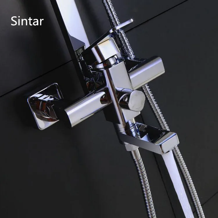
China suppliers Bathroom Rainfall Square Shower Set with 8 inches Shower head 