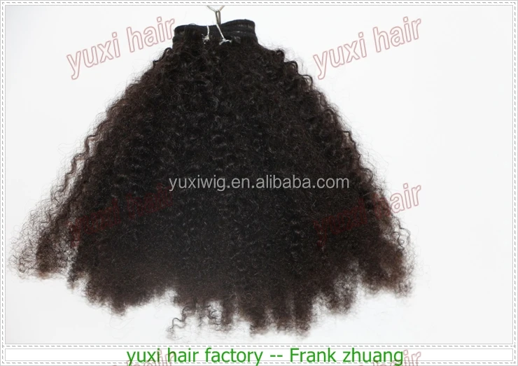 
Most soft Real Virgin tight afro kinky 4c curly human hair weave 