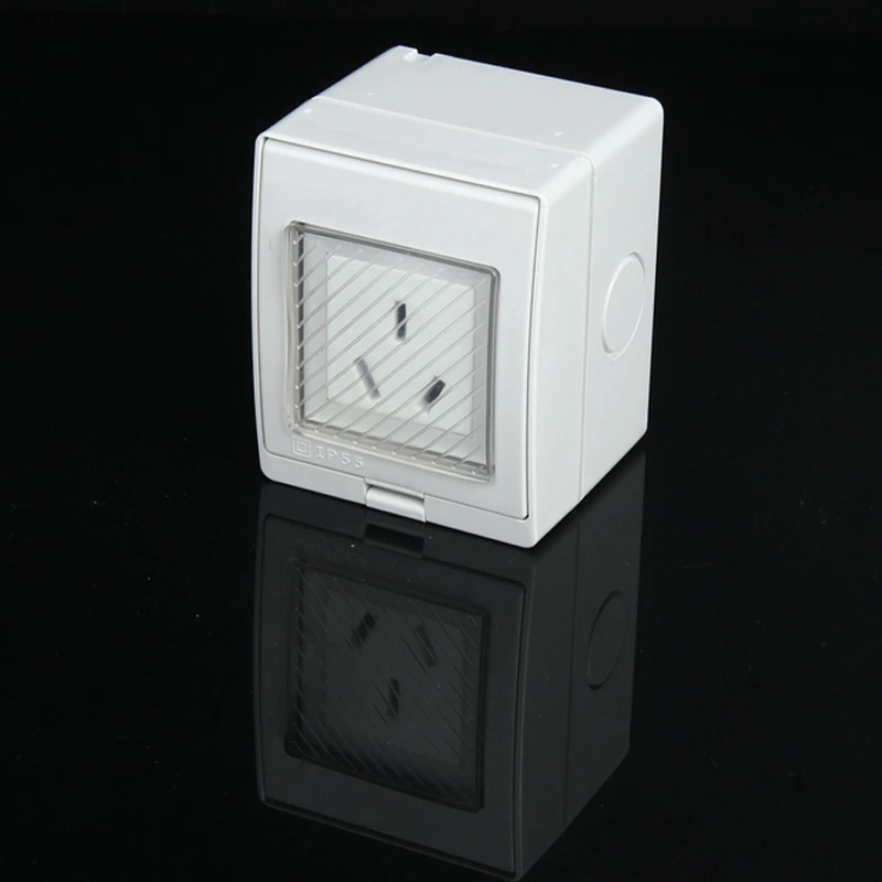 2020 CE  Approved AU transportation box waterproof wall switch 15 amp socket