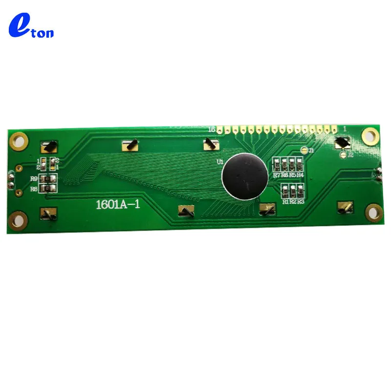 15 years factory and factory price lcd 1601 yellow-green 16x1 big character lcd display module