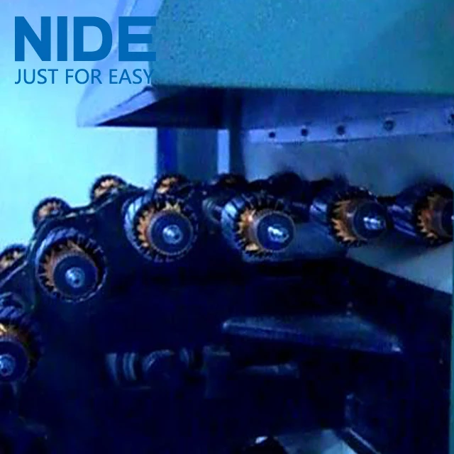 Automatic rotor high temperature varnish trickling machine for electric motor armature