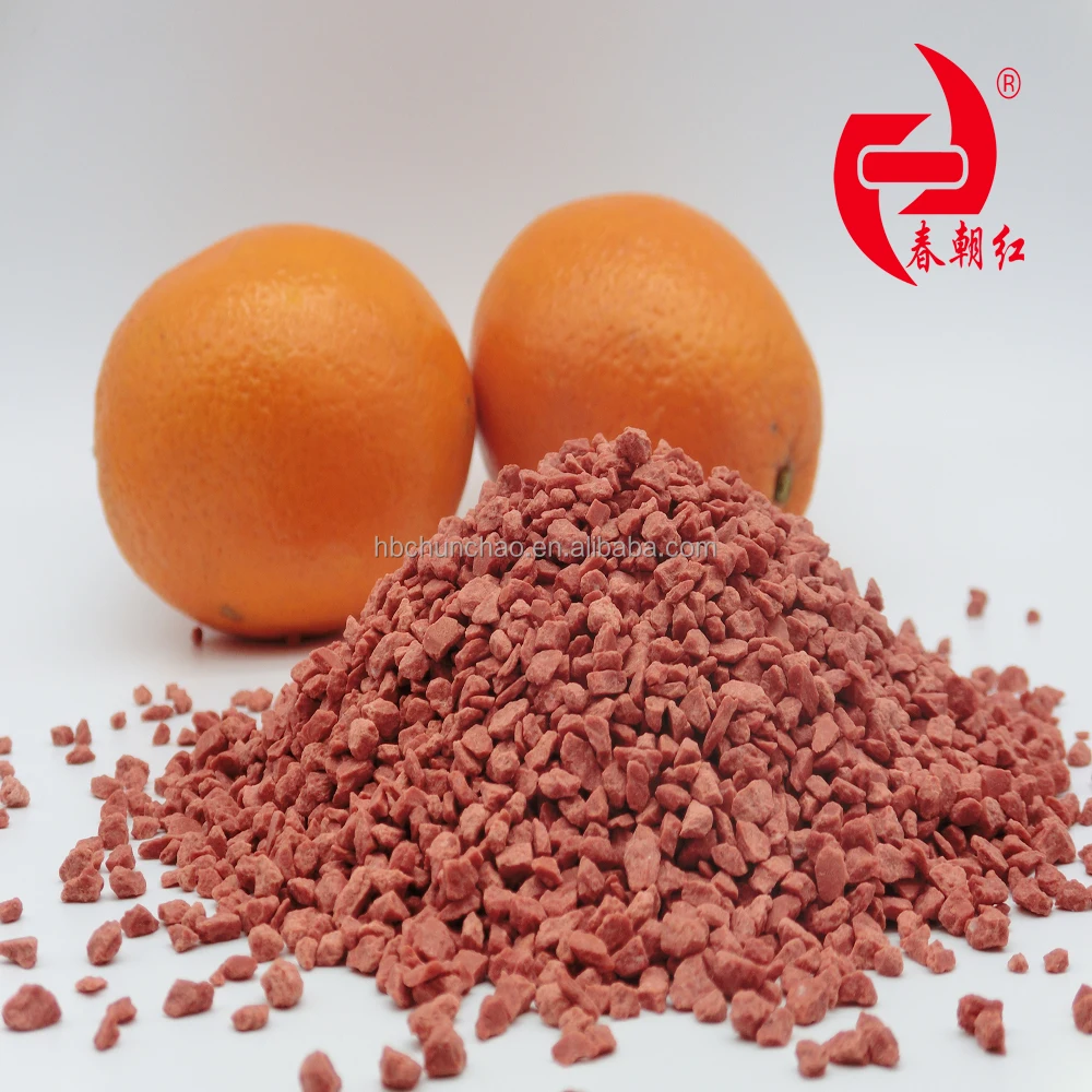 Agricultural fertilizer of 60% potassium chloride MOP red granular