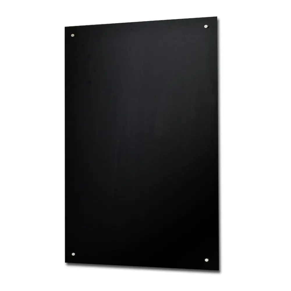 Customized Black White Glass IR Heating Panel Warmer Mounted On Wall And Ceiling With CE Certification 600W