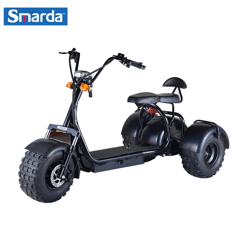 Professional manufacturer Smarda 3 wheel scooter adult electric scooters citycoco 1500w cheap electric scooter for old