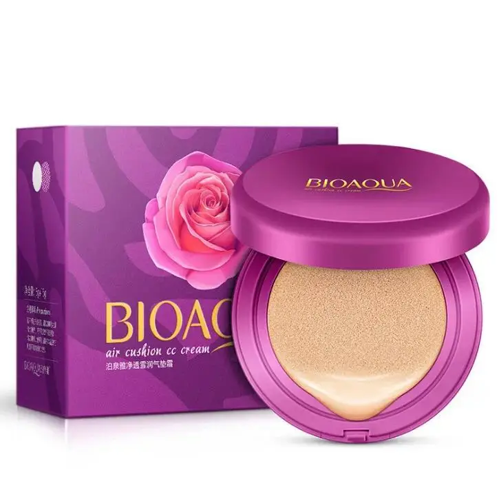 Soft Flawless Foundation Skin Care Natural Face Cream Makeup Moisturizing Brightening Air Cushion Cosmetic Bb Cream