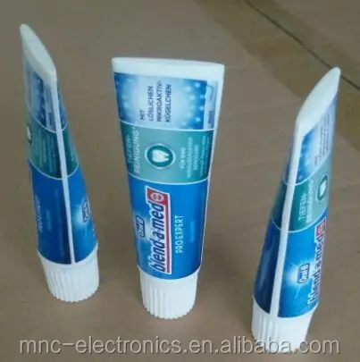 Promotional gift custom logo printing tooth paste tube shape 4GB 8GB usb flash pen drive