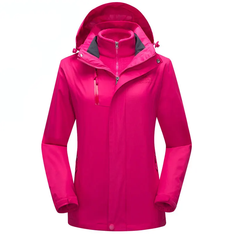 
Custom Women Outdoor Hiking Jackets Waterproof Windbreaker Ski Jackets Women Breathable 