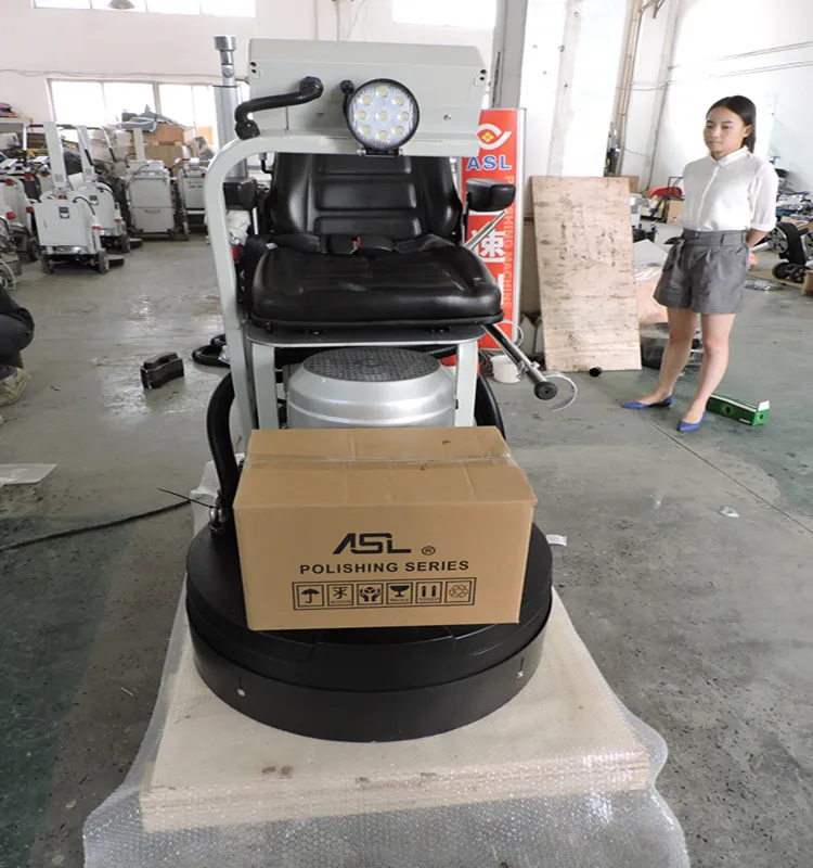 Concrete Floor Grinder with Planetary Disc ASL-RT-3* Remote & Ride -on Floor Grinding Machine