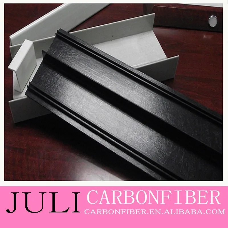 pultruded U shaped carbon fiber Profile, Carbon Fibre pultrusion profiles