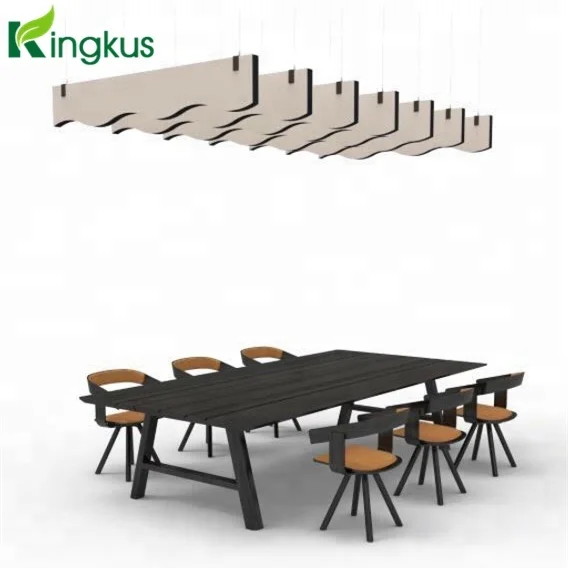 
Colorful auditorium acoustic baffles 