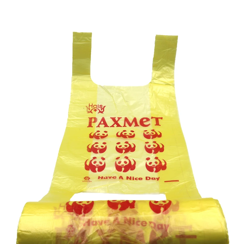 Wholesale Plastic Bag Multicolor T-shirt Shopping Packaging Bag