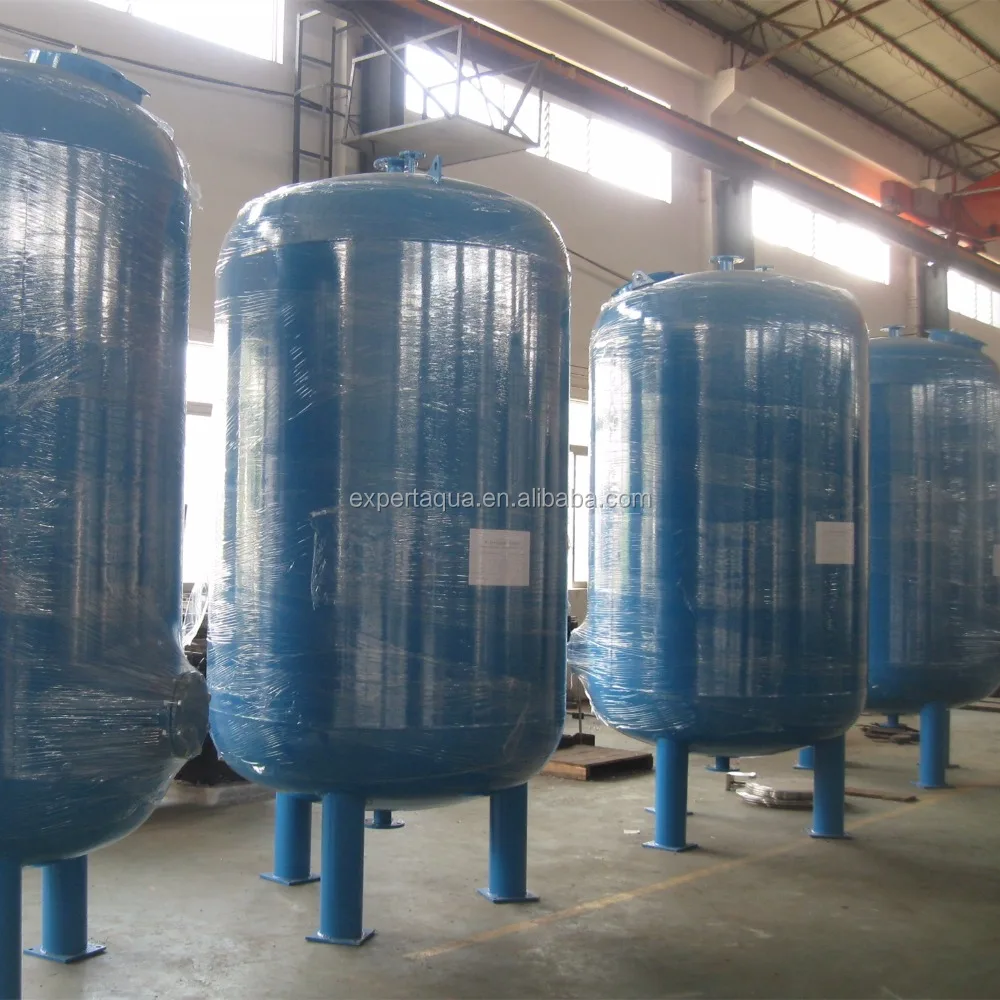 food grade rubber lined carbon steel pressure sand filter