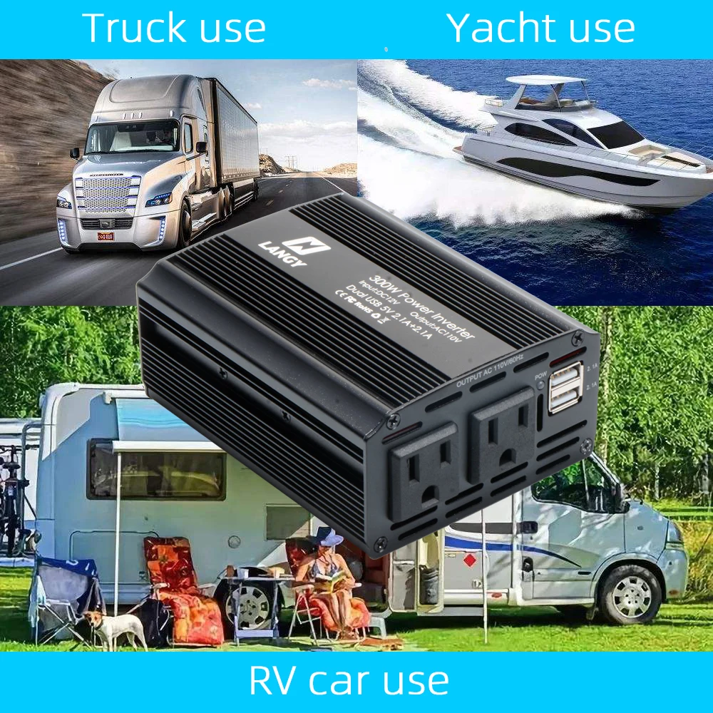 Hot sale 12v 220v car smart portable power inverter