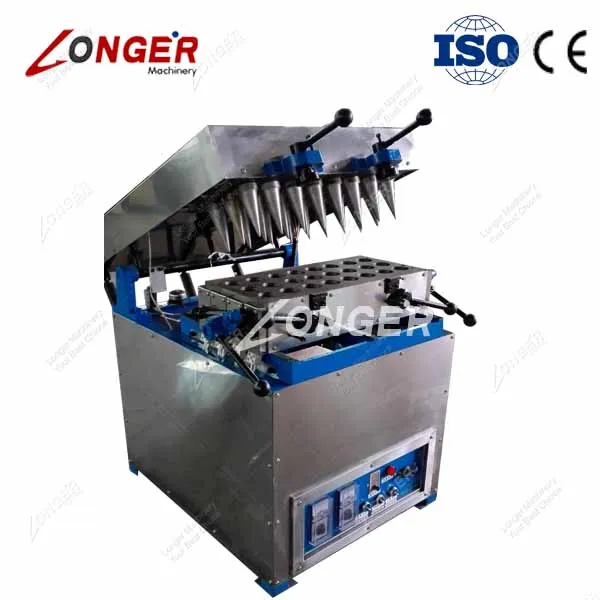 Гарячая продажа полуавтоматическая Мороженое вафельных конус делая машину