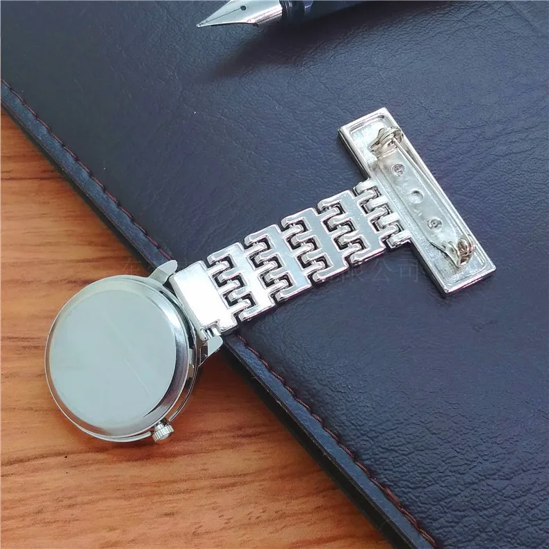 
Cheap Custom STOCKS Unisex Metal Steel Nurse Quartz Pocket Watch FOB nursing Gift 