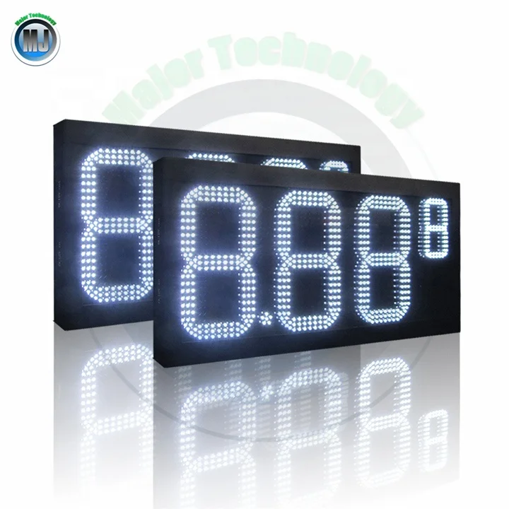 12 8.889 led gas price board for station