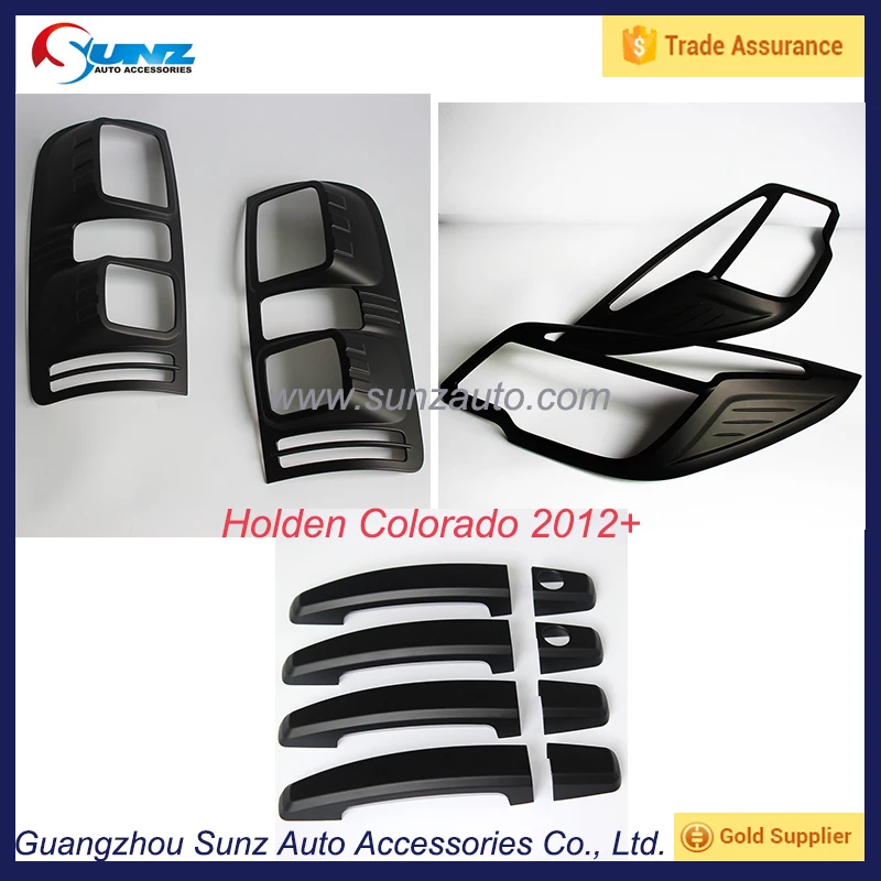 for holden colorado 2016 matte black full kits for holden complete full kit sets black accessories