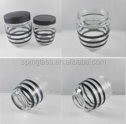Wholesale Cheap Bee Shaped Honey Glass Jar And Lid