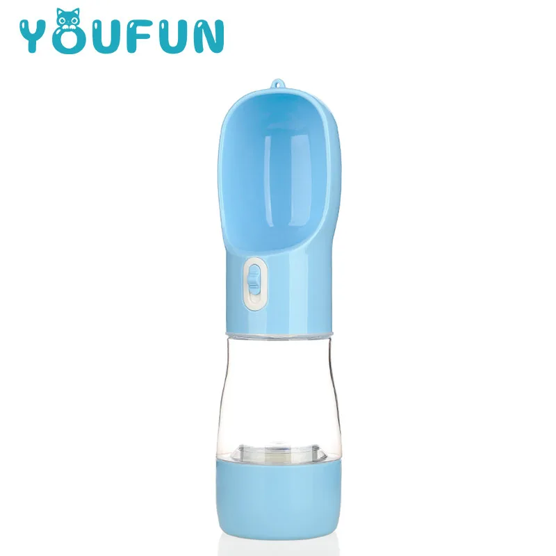 
Automatic Multi Function Dog Food And Water Pet Bottle Feeder Outdoor Easy Take Portable 2 in 1 Smart Adjust Feeder For Pets 