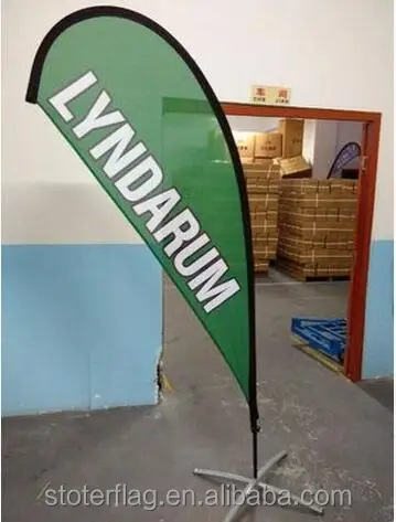 
Flying Style and Fiberglass Flagpole outside beach flags 