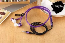 New Microphone Mic Earbuds Premium 3 5mm Tangle Free Zipper Earphones Headset mp3 waterproof bluetooth headphones