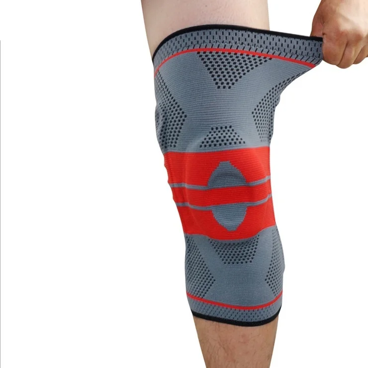 
factory direct sale air permeability sports protective knitted elastic knee support  (60836091004)
