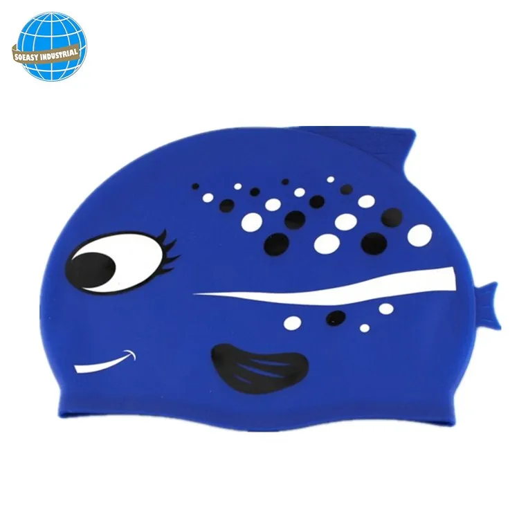 
 Новинка, детская шапочка для плавания с изображением маленькой рыбки, шапочка для плавания для мальчиков и девочек  