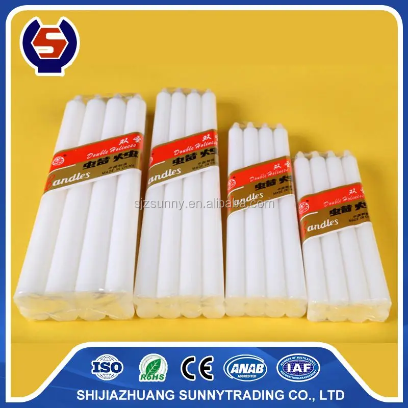 Известный Бренд Питания Яркие Простые Белые Свечи Столб