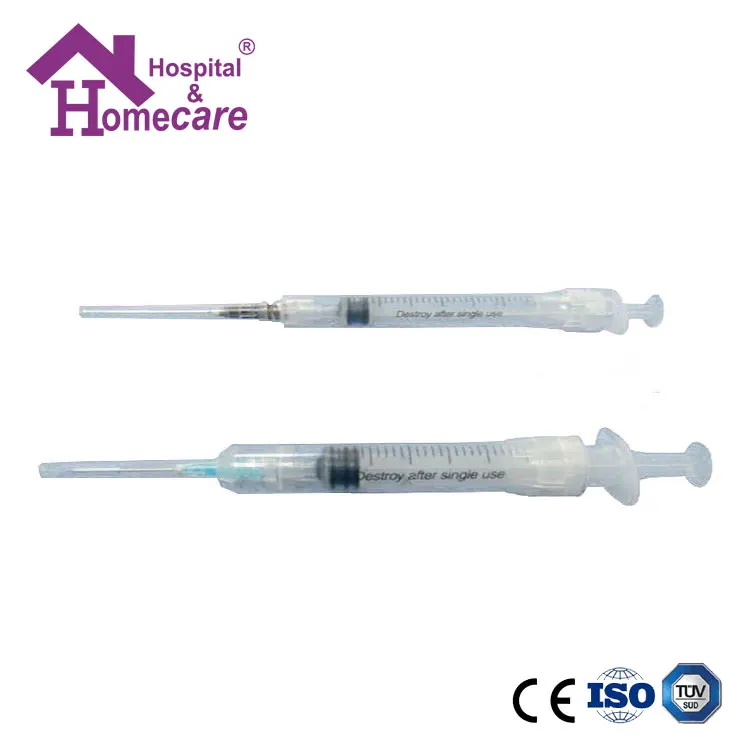 Одноразовые медицинские 1 мл, 2 мл, 3 мл, 5 мл, 10 мл трех частей шприца Луер блокировки