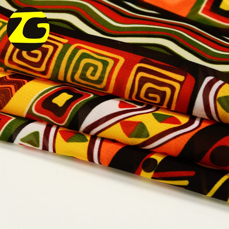 50D polyester Korean chiffon fabric african fashion print chiffon fabric for scarf