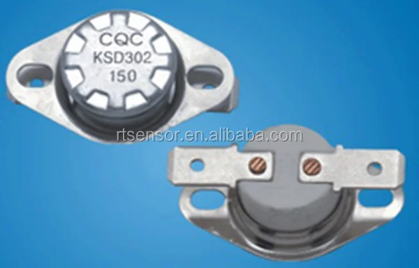 Home Appliances Part Fixed or Mobile KSD301 KSD302 KSD305 Bimetal Thermostat 250V 10A