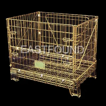 ячеистой сети контейнер складные клетки стали