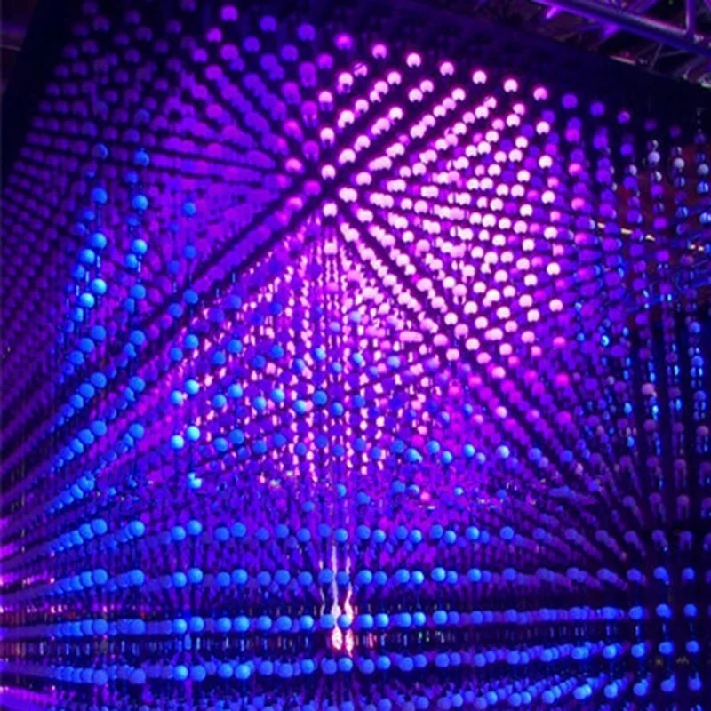 Outdoor Waterproof RGB 3D Christmas Pixel Led Magic Ball Light DC24V with