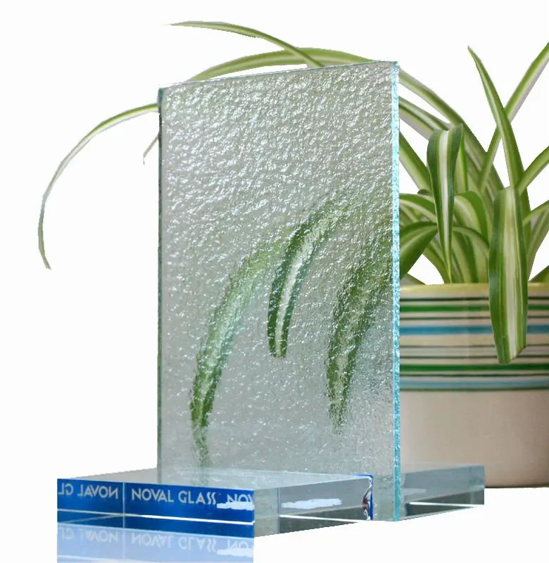 Clear Kasumi patterned glass Clear Kasumi rolled glass clear kasumi figured glass in stock