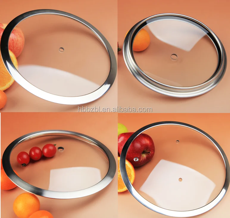 High quality 8cm-40cm fry pan toughened glass lid