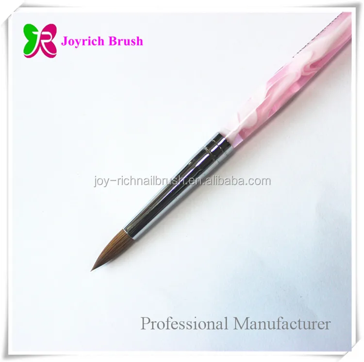 Marbling Blue Acrylic Nail Art Brush Professional Flower 3D Drawing Pen