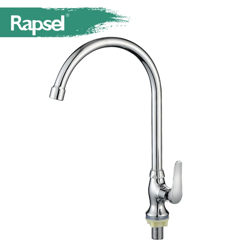 Rapsel High Quality Copper Chrome Single Cold Kitchen Tap