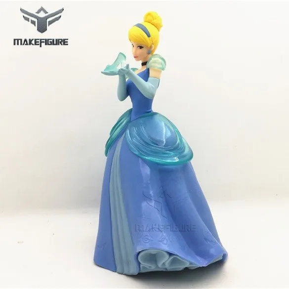 customizied cartoon princess figure toy, Cinderella PVC princess figure toy, custom made princess pvc figurine toy for kids