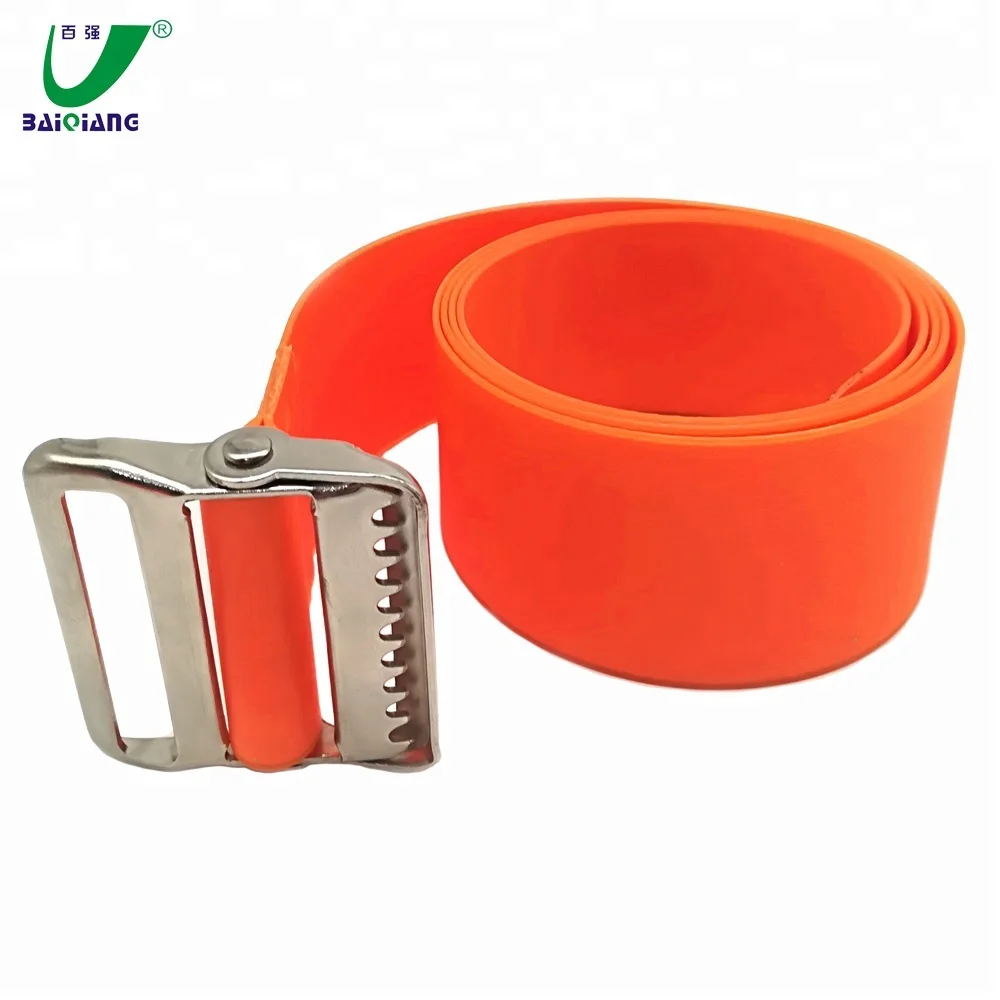 Vinyl Medical Nursing Safety Gait Assist  Belt with Metal Buckle