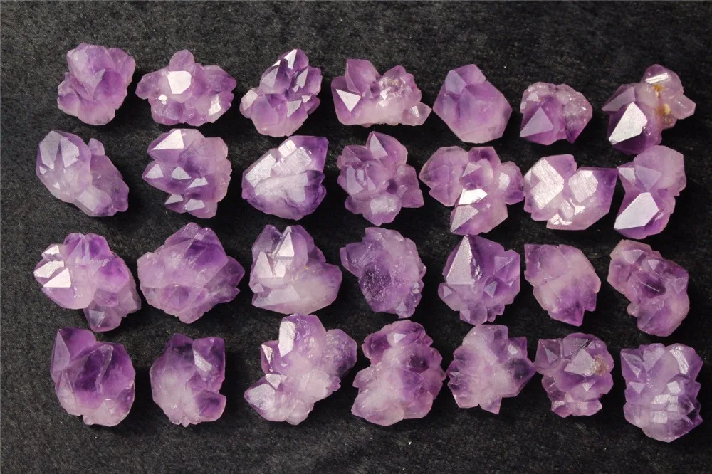 
PRETTY Quartz Natural Tibetan Skeletal Purple AMETHYST Feng Shui High Quality Amethyst Crystal Cluster Aleamethyst Crystal Point 