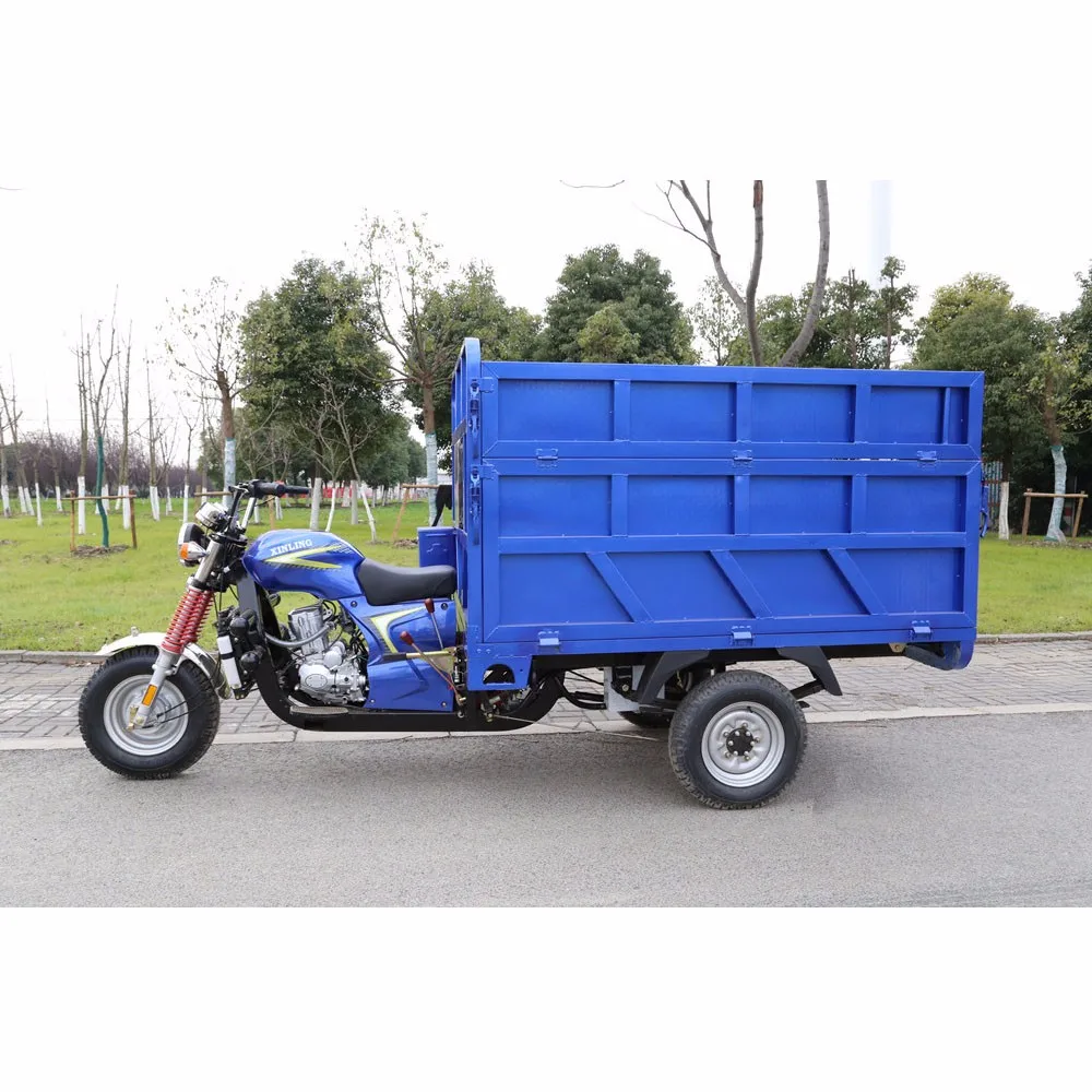 high-capacity garbage truck tricycle gasoline cargo tricycle