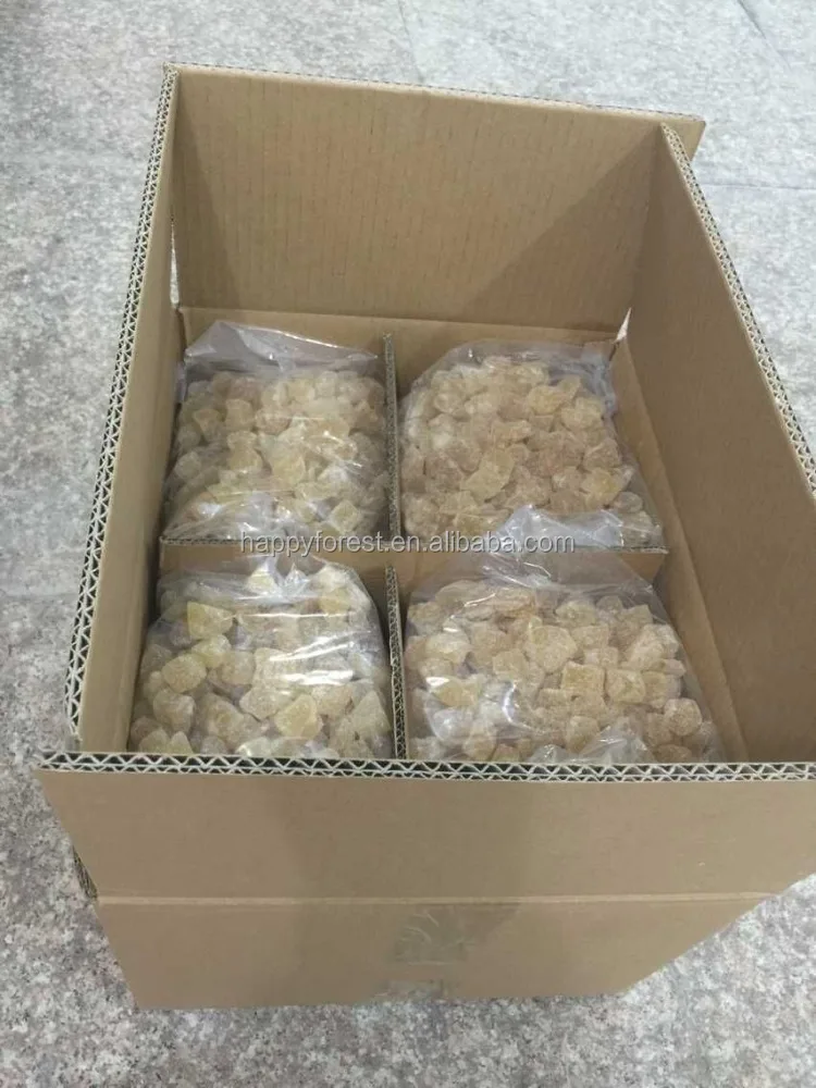 dried crystal ginger dices 12-22mm