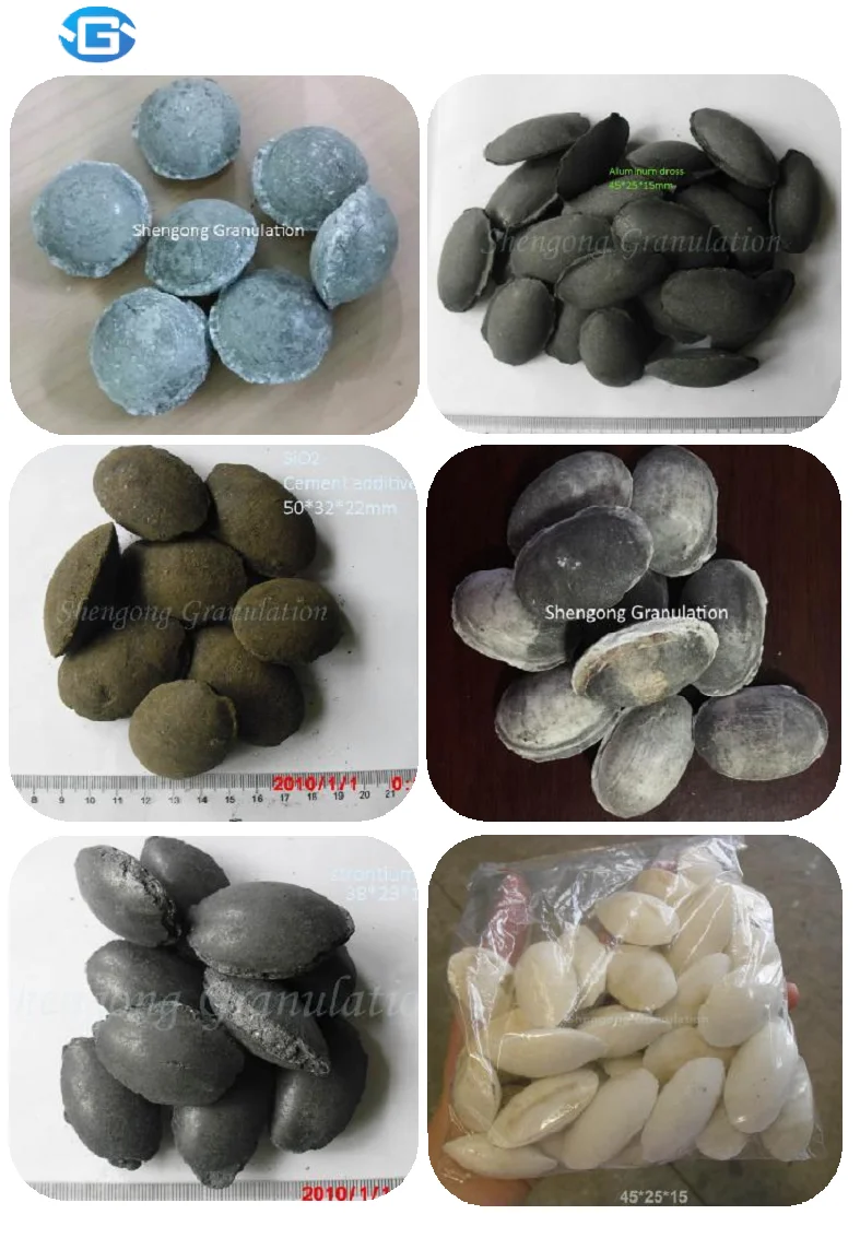 Chemical mineral inorganic fertilizer powder dry mechanical pressure double roller hydraulic briquetting hydraulic press