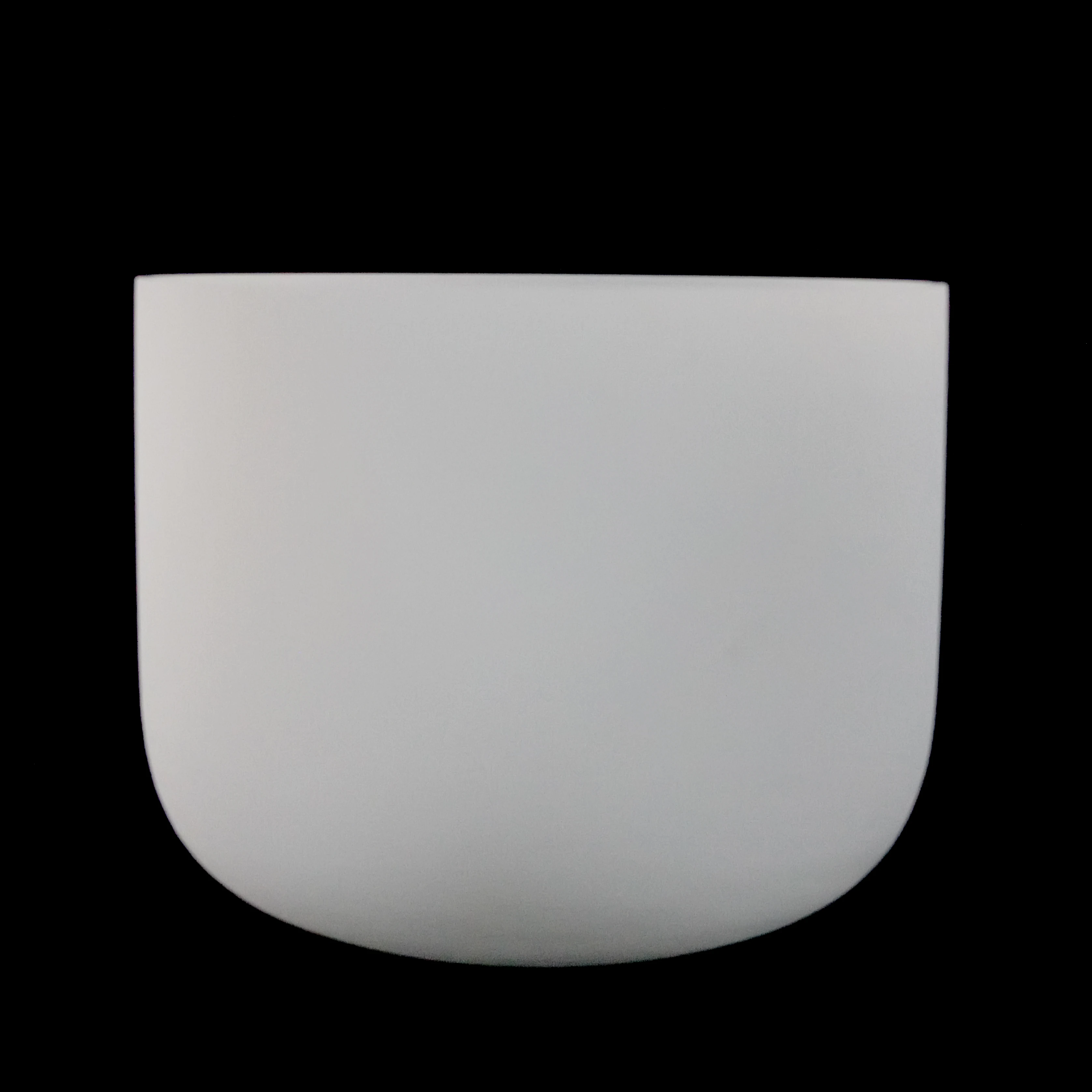 sound healing yoga meditation C D E F G A B C Note  milky white color quartz crystal singing bowl with free o-ring and mallet