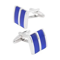 SAVOYSHI Blue Cat eye stones Cufflinks Square Opal Cuff links Wedding Gift Accessories