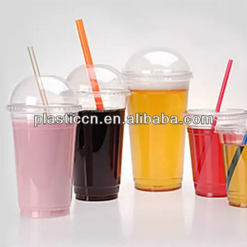 wholesale disposable foam cup plastic pet beer cups 10 oz high transparency cup 285ml