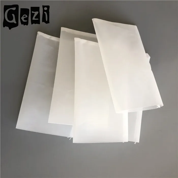 Gezi 40-500um микрон нитки диаметр мононити тканые нейлон фильтр сетки кофе мешок гайка молоко фильтр мешок