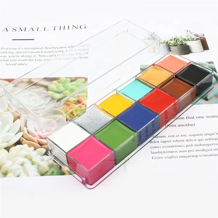 Cosmetics Body Art Halloween Face Paint Rainbow Face Paint Kit